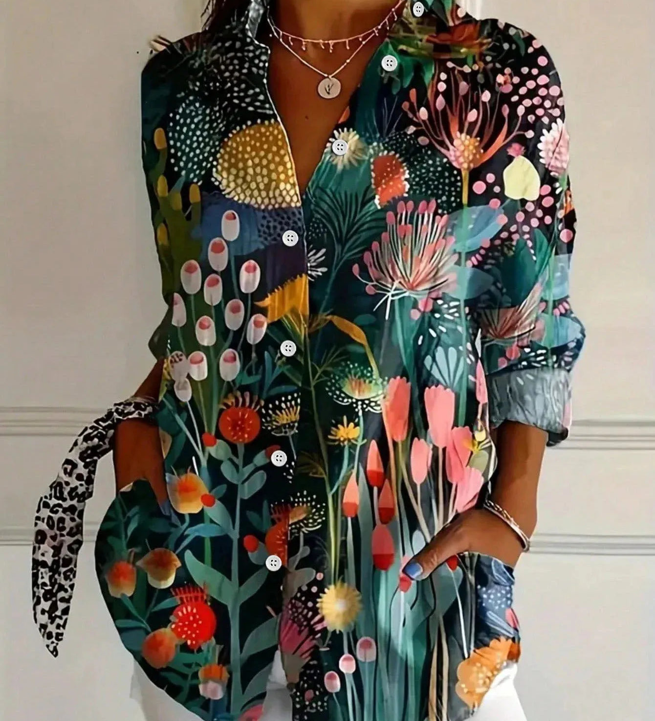 Sadie | Colourful Pattern Blouse