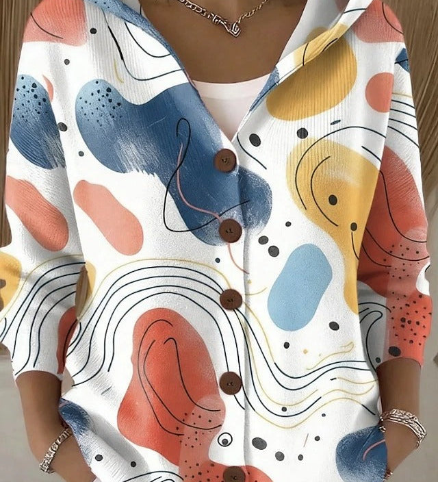 Cassidy | Artistic Warm Long Cardigan