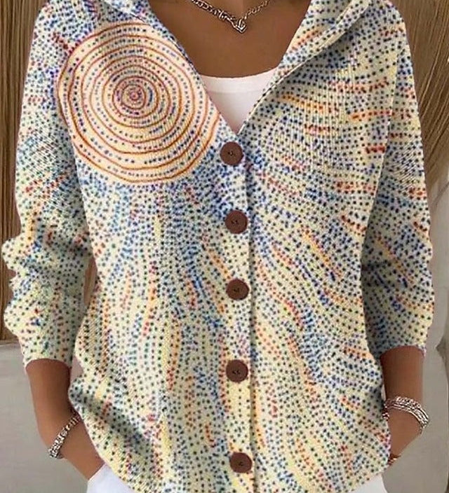 Cassidy | Artistic Warm Long Cardigan