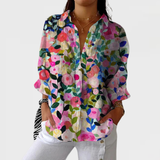 Laura | Bloom Canvas Blouse