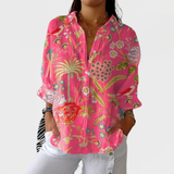 Christina | Tropical Blossom Blouse