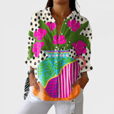 Rachel | Blooming Vase Blouse