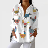 Samantha | Playful Hen Blouse