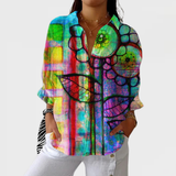 Kimberly | Artistic Bloom Blouse
