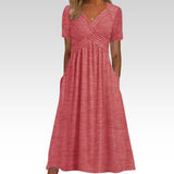 Hannah | Flattering V-Neck Maxi Dress