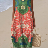 Wren | Bohemian Multicolour Midi Dress