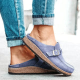 Heidi | Buckled Comfort Mules