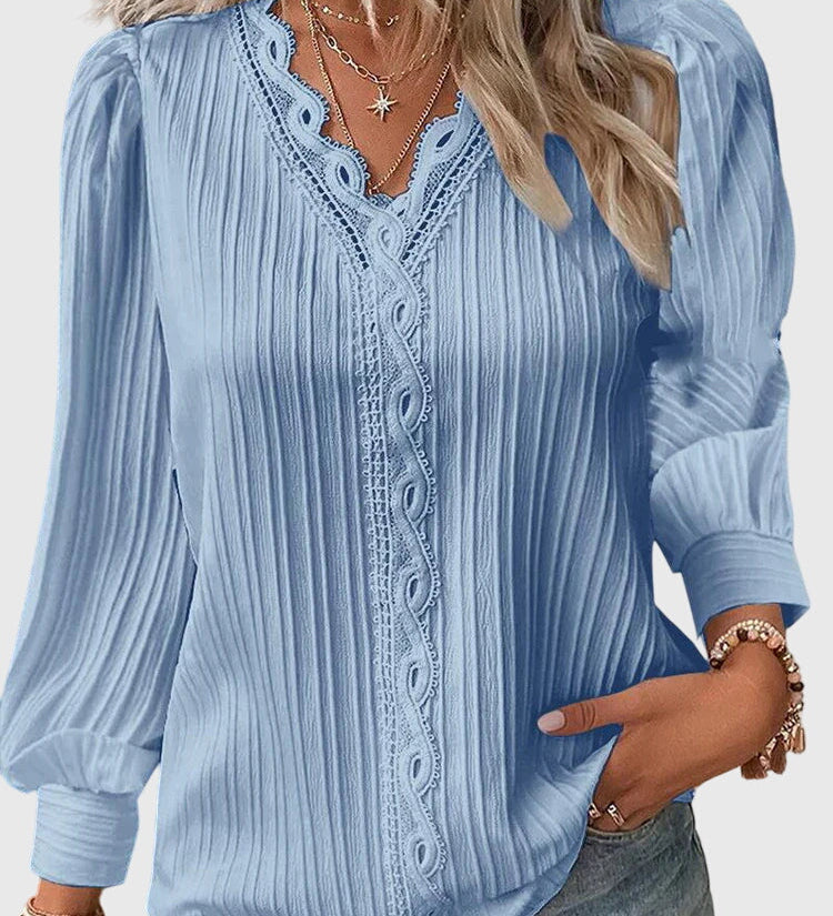 Andrea | Elegant Pullover Blouse