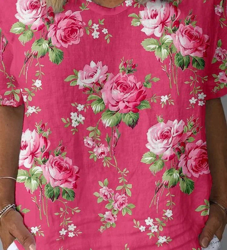 Lisa | Artistic Floral Shirt