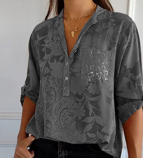 Pauline | Elegant Sequin Top