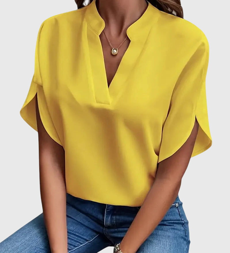 Beatrix | Soft and Elegant V-Neck Shirt