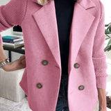 Amora - Elegant Blazer with Woven Sleeves