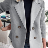 Amora - Elegant Blazer with Woven Sleeves