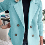 Amora - Elegant Blazer with Woven Sleeves