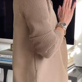 Amora - Elegant Blazer with Woven Sleeves
