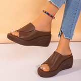 Celine | Cushioned Wedge Sandals