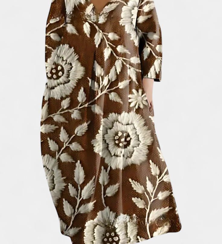 Isalinde | Comfortable V-neck Dress