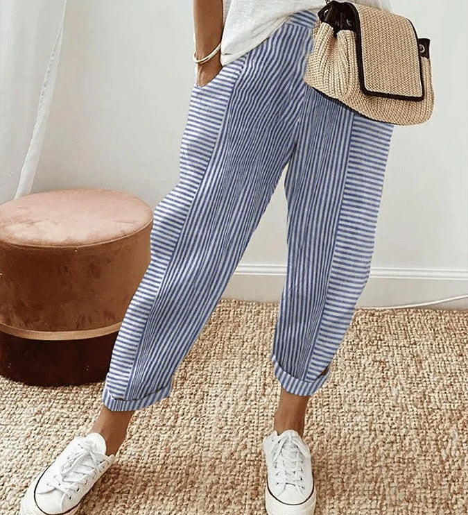 Lily - Striped Lily Pants