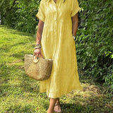 Cassandra | Striped Shirt Dress