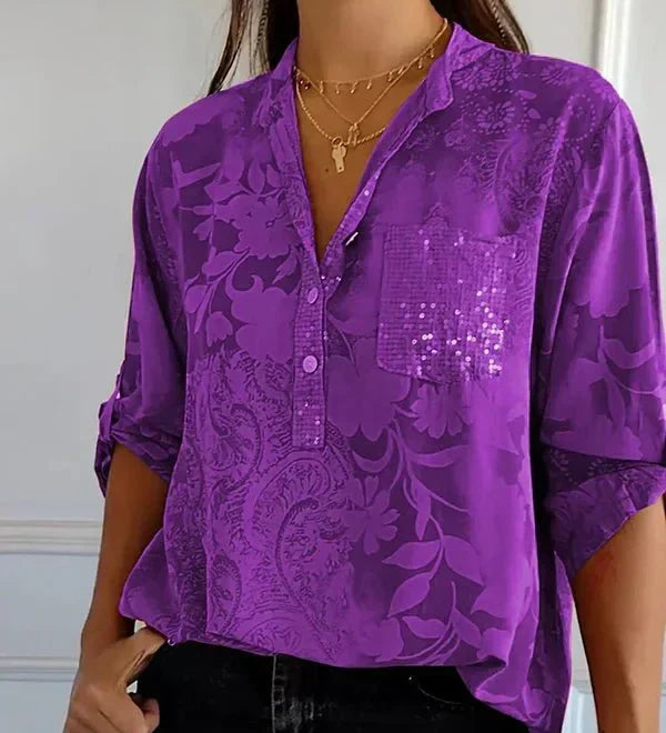 Pauline | Elegant Sequin Top