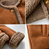 RUBY COSY SHEARLING-LINED JACKET