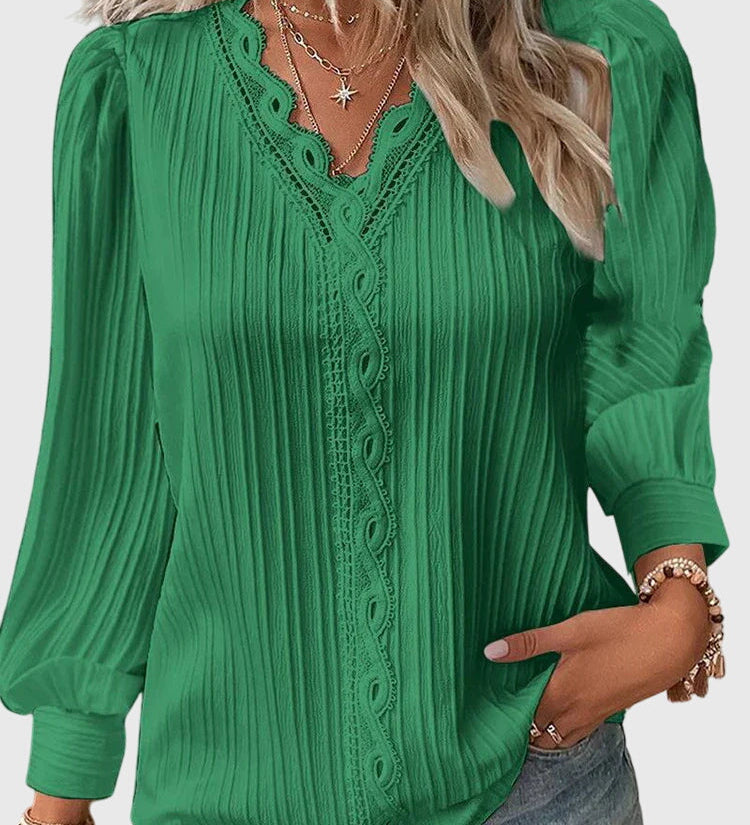 Andrea | Elegant Pullover Blouse