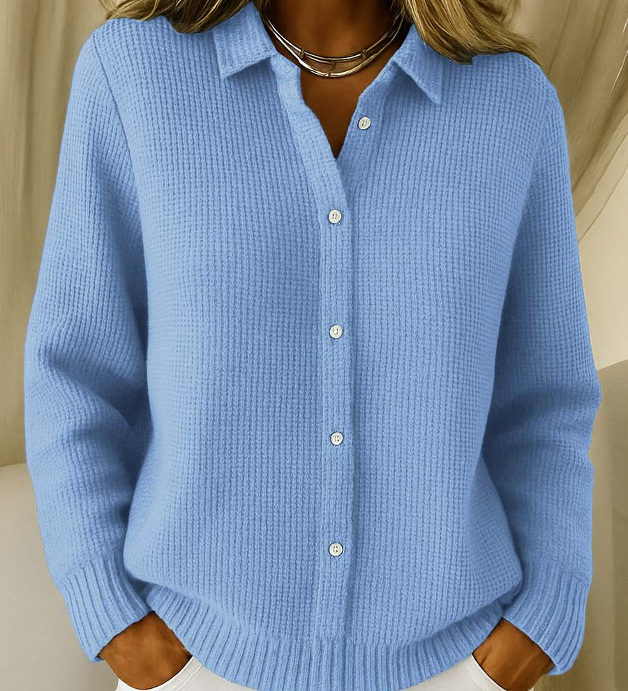 Katrina – Textured Knit Button Cardigan