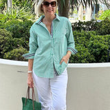 Diane | Easy Elegance Striped Blouse - Soft. Flattering. Effortless.