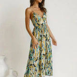 Chiara | Midi Dress in Painterly Colour