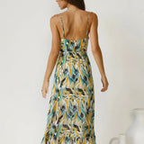 Chiara | Midi Dress in Painterly Colour