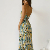 Chiara | Midi Dress in Painterly Colour