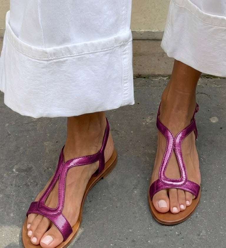 Marisol | Golden Woven Strap Sandal