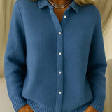 Katrina – Textured Knit Button Cardigan
