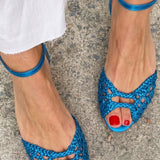Ines | Woven Golden Flat