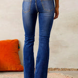 Aya™ | High-Waisted Flared Jeans
