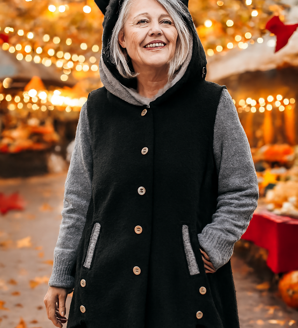 Olivia | Cozy Cat Ear Hoodie - Elegant Comfort for Autumn & Winter