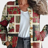 Frostine™ - Christmas Patchwork Cardigan