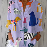 Florence | Playful Dogs Blouse