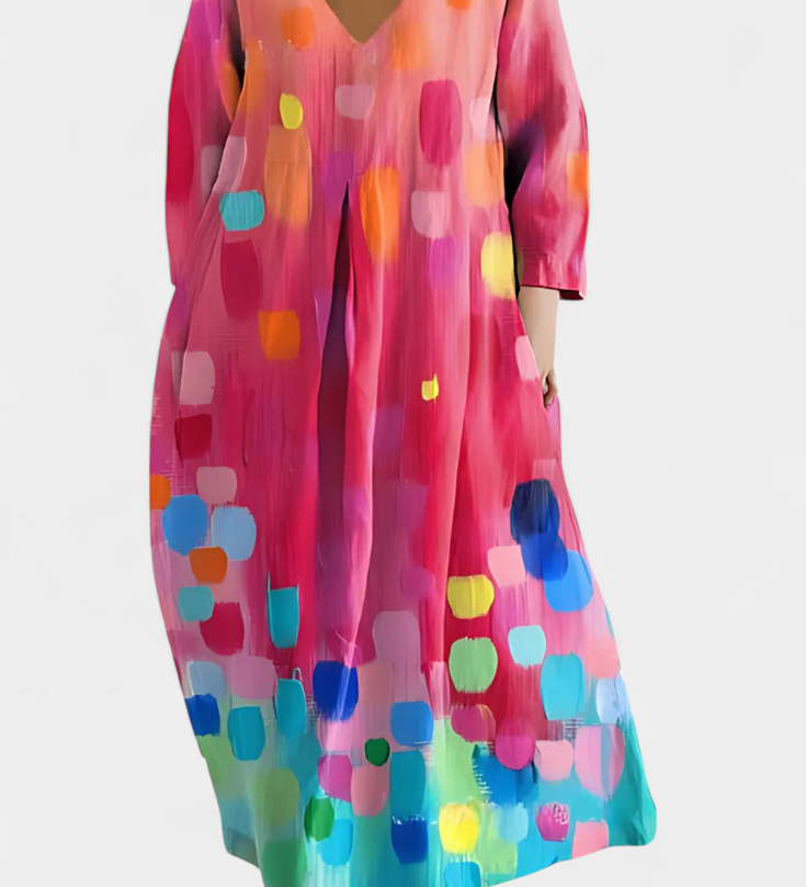 Isalinde | Comfortable V-neck Dress