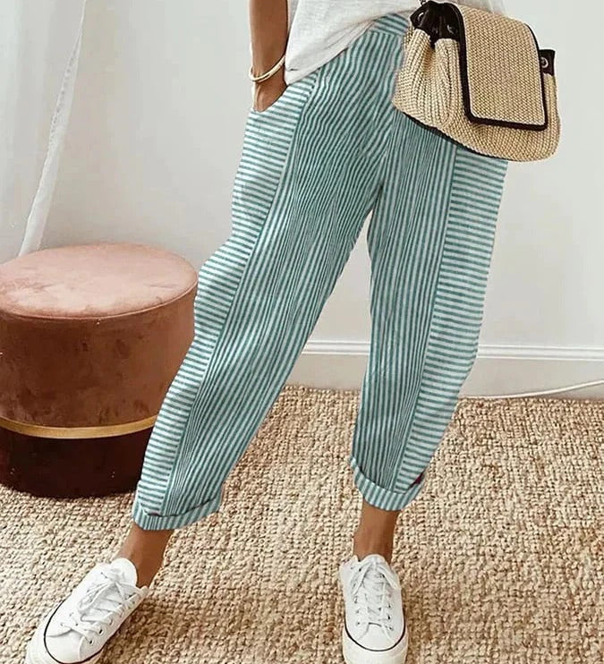Lily - Striped Lily Pants