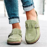 Heidi | Buckled Comfort Mules