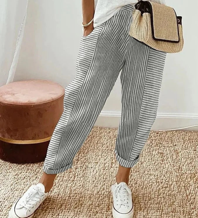 Lily - Striped Lily Pants