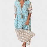 Lani | Boho Button Dress