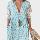 Lani | Boho Button Dress