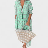 Lani | Boho Button Dress