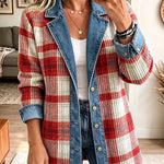 Hailey | Vintage Patchwork Denim Jacket