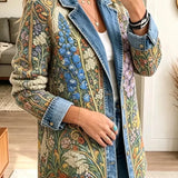 Allison | Vintage Floral Denim Jacket
