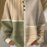 Lucy - Green and Mustard Patchwork Top