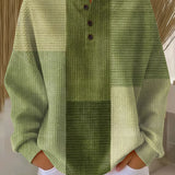 Charlotte - Green Patchwork Top