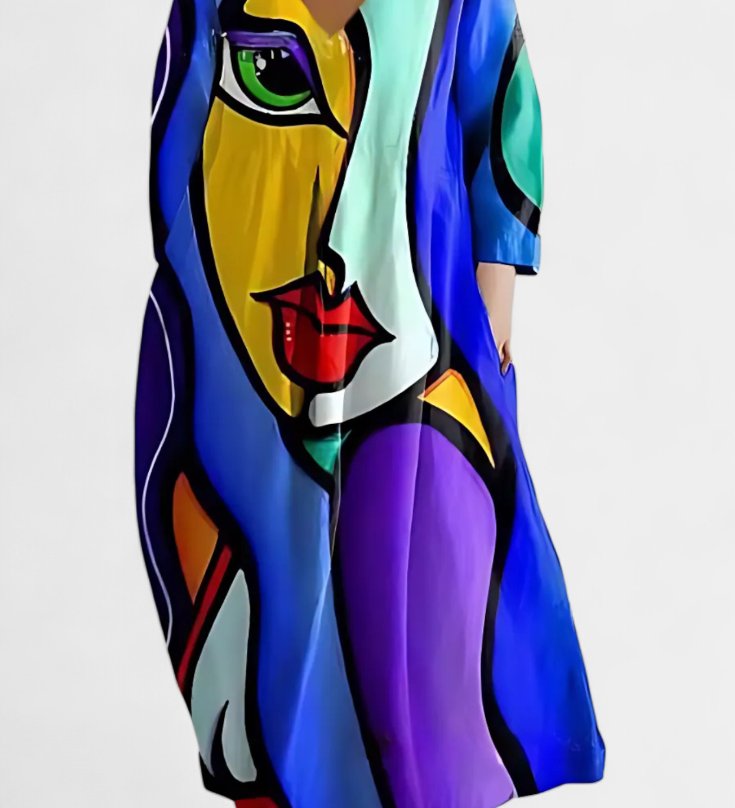 Isalinde | Comfortable V-neck Dress